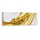 Olla 10336YI Abstract Görsel Yatay İnce 90x30 cm Kanvas Tablo