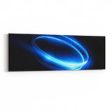 Olla 10395YI Abstract Görsel Yatay İnce 90x30 cm Kanvas Tablo