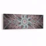 Olla 10408YI Abstract Görsel Yatay İnce 90x30 cm Kanvas Tablo