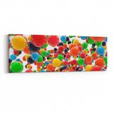 Olla 10422YI Abstract Görsel Yatay İnce 90x30 cm Kanvas Tablo
