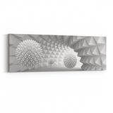 Olla 10429YI Abstract Tünel Görsel Yatay İnce 90x30 cm Kanvas Tablo