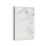 Olla 10446D Beyaz Kabartma Görseli Dikey 20x30 cm Kanvas Tablo