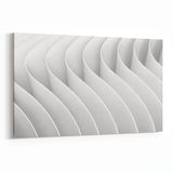 Olla 10456Y Beyaz Kabartma Görseli Yatay 30x20 cm Kanvas Tablo