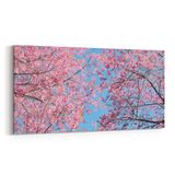 Olla 10491YD Ağaç Görseli Yatay Dar 60x30 cm Kanvas Tablo