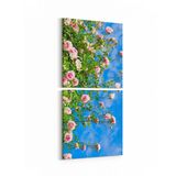 Olla 10494K2D Ağaç Görseli Kare 2 Parça Dikey 30x65 cm Kanvas Tablo