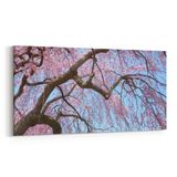 Olla 10575YD Ağaç Görseli Yatay Dar 60x30 cm Kanvas Tablo