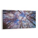 Olla 10768YD Ağaç Görseli Yatay Dar 60x30 cm Kanvas Tablo