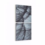 Olla 10777K2D Ağaç Görseli Kare 2 Parça Dikey 30x65 cm Kanvas Tablo