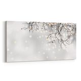 Olla 10810YD Ağaç Görseli Yatay Dar 60x30 cm Kanvas Tablo