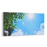 Olla 10843YD Ağaç Görseli Yatay Dar 60x30 cm Kanvas Tablo