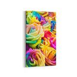 Olla 11552DD Çiçek Görseli Dikey Dar 30x60 cm Kanvas Tablo