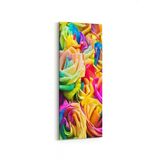 Olla 11552DI Çiçek Görseli Dikey İnce 30x90 cm Kanvas Tablo