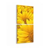 Olla 11579K2D Çiçek Görseli Kare 2 Parça Dikey 30x65 cm Kanvas Tablo