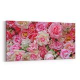 Olla 11591YD Çiçek Görseli Yatay Dar 60x30 cm Kanvas Tablo