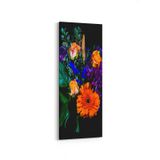 Olla 11595DI Çiçek Görseli Dikey İnce 30x90 cm Kanvas Tablo