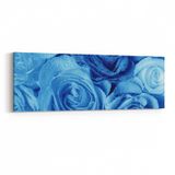 Olla 11598YI Çiçek Görseli Yatay İnce 90x30 cm Kanvas Tablo