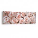 Olla 11620YI Çiçek Görseli Yatay İnce 90x30 cm Kanvas Tablo