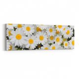 Olla 11630YI Çiçek Görseli Yatay İnce 90x30 cm Kanvas Tablo