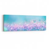 Olla 11668YI Orkide Çiçek Görseli Yatay Ince Kanvas Tablo, Ölçü 180X60