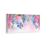 Olla 11755YD Orkide Çiçek Görseli Yatay Dar Kanvas Tablo, Ölçü 60X30