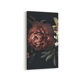 Olla 11762DD Çiçek Görseli Dikey Dar 30x60 cm Kanvas Tablo