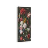 Olla 11765DI Çiçek Görseli Dikey İnce 30x90 cm Kanvas Tablo