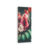 Olla 11781DI Çiçek Görseli Dikey İnce 30x90 cm Kanvas Tablo
