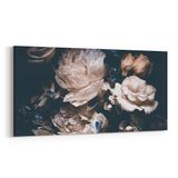 Olla 11784YD Çiçek Görseli Yatay Dar 60x30 cm Kanvas Tablo