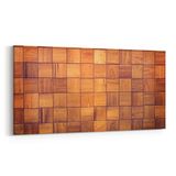 Olla 12032YD Ahşap Desen Görseli Yatay Dar 60x30 cm Kanvas Tablo