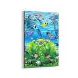 Olla 12083D Akvaryum Balık Görseli Dikey 20x30 cm Kanvas Tablo