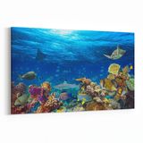 Olla 12160Y Akvaryum Balık Görseli Yatay 30x20 cm Kanvas Tablo