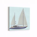 Olla 12400K Araç Görseli Kare 25x25 cm Kanvas Tablo