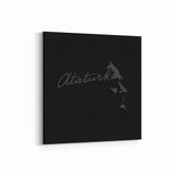 Olla 12407K Mustafa Kemal Atatürk Kare 25x25 cm Kanvas Tablo