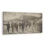 Olla 12415YD Mustafa Kemal Atatürk Yatay Dar 60x30 cm Kanvas Tablo