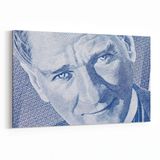 Olla 12416Y Mustafa Kemal Atatürk Yatay 30x20 cm Kanvas Tablo