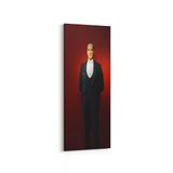 Olla 12419DI Mustafa Kemal Atatürk Dikey İnce 30x90 cm Kanvas Tablo