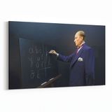 Olla 12420Y Mustafa Kemal Atatürk Yatay 30x20 cm Kanvas Tablo