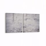 Olla 12454K2Y Beton Görseli Kare 2 Parça Yatay 65x30 cm Kanvas Tablo