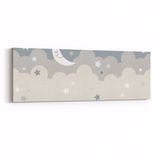 Olla 12702YI Çocuk Odası Görseli Yatay İnce 90x30 cm Kanvas Tablo