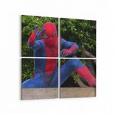 Olla 12704K4 Çocuk Odası Görseli 4 Parça 65x65 cm Kanvas Tablo