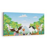 Olla 12706YD Çocuk Odası Görseli Yatay Dar 60x30 cm Kanvas Tablo