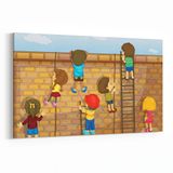 Olla 12715Y Çocuk Odası Görseli Yatay 30x20 cm Kanvas Tablo