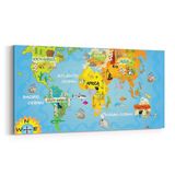 Olla 12720YD Çocuk Odası Görseli Yatay Dar 60x30 cm Kanvas Tablo
