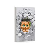 Olla 12724DD Çocuk Odası Görseli Dikey Dar 30x60 cm Kanvas Tablo