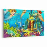 Olla 12739Y Çocuk Odası Görseli Yatay 30x20 cm Kanvas Tablo