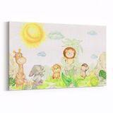 Olla 12744Y Çocuk Odası Görseli Yatay 30x20 cm Kanvas Tablo