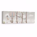 Olla 12752YI Çocuk Odası Görseli Yatay İnce 90x30 cm Kanvas Tablo