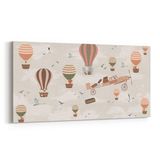 Olla 12753YD Çocuk Odası Görseli Yatay Dar 60x30 cm Kanvas Tablo