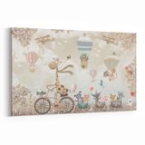 Olla 12754Y Çocuk Odası Görseli Yatay 30x20 cm Kanvas Tablo