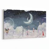 Olla 12770Y Çocuk Odası Görseli Yatay 30x20 cm Kanvas Tablo